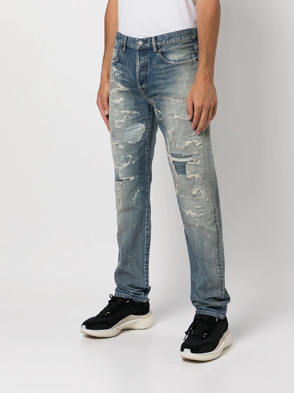 Daze heavy-repair wash jeans - 3