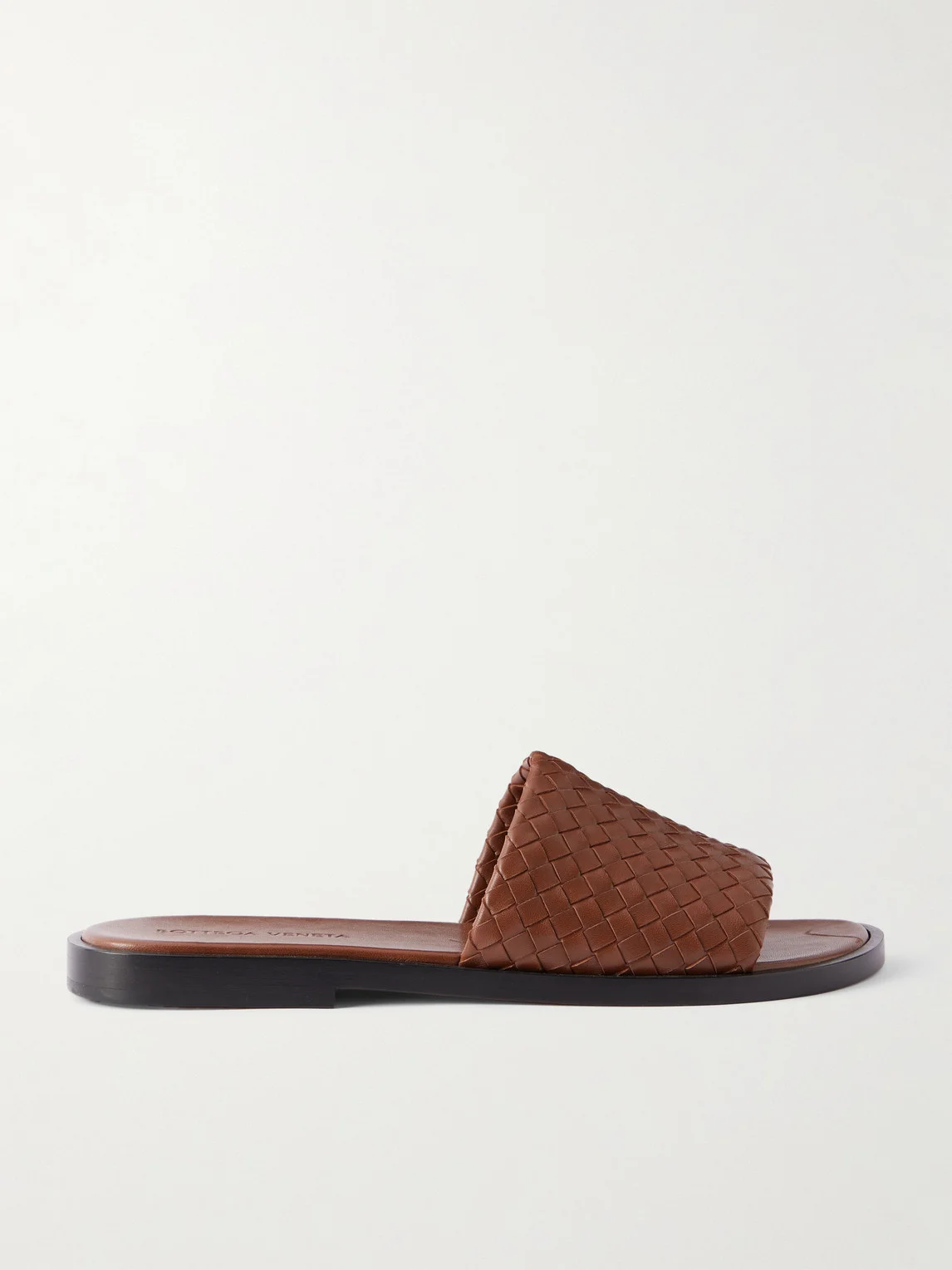 Intrecciato Leather Sandals - 1