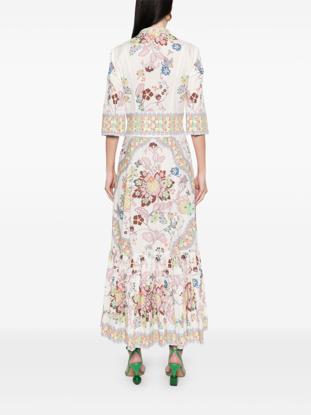floral-print maxi dress - 4