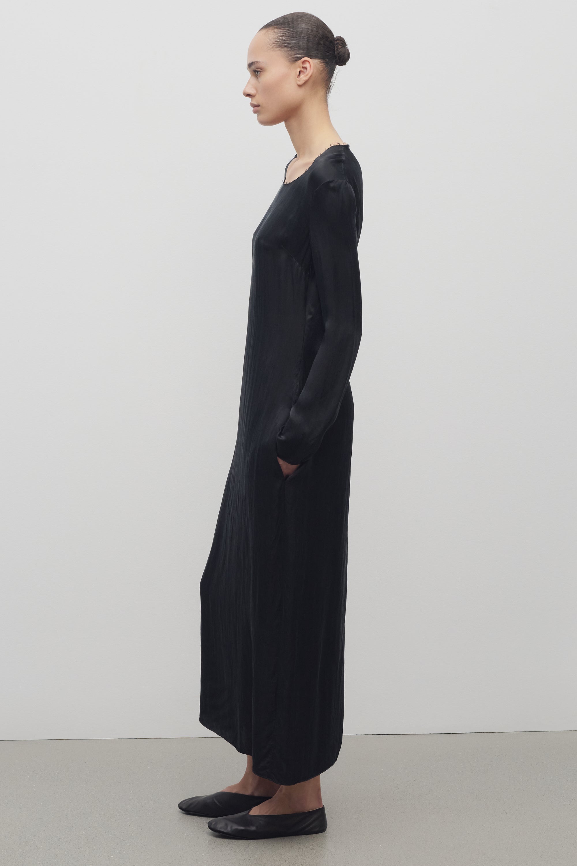 Cati Dress in Cupro - 4