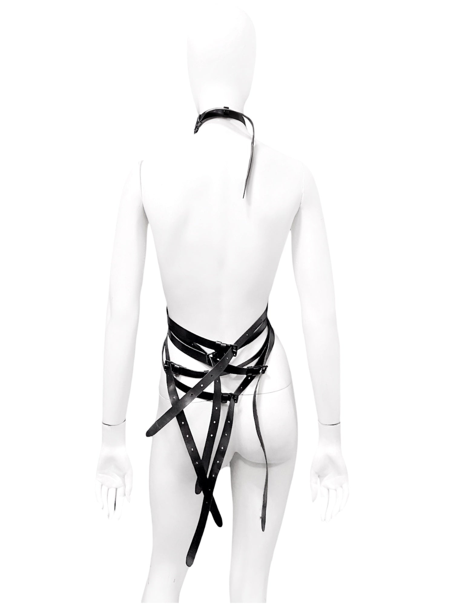 Ann Demeulemeester Spring 2013 Leather Bondage Harness - 9