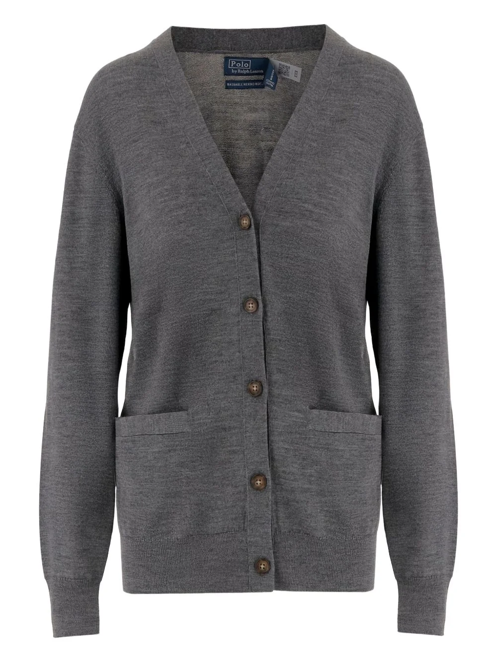 button-front patch-pocket cardigan - 1