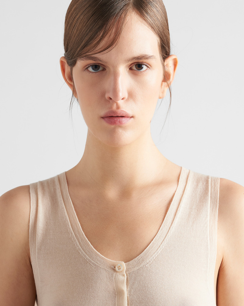 Cashmere and silk tank top 3