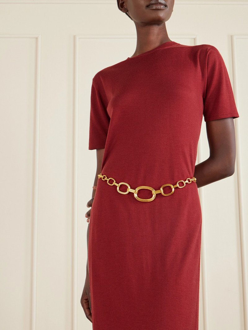 SAINT LAURENT Gold-tone Belt outlook