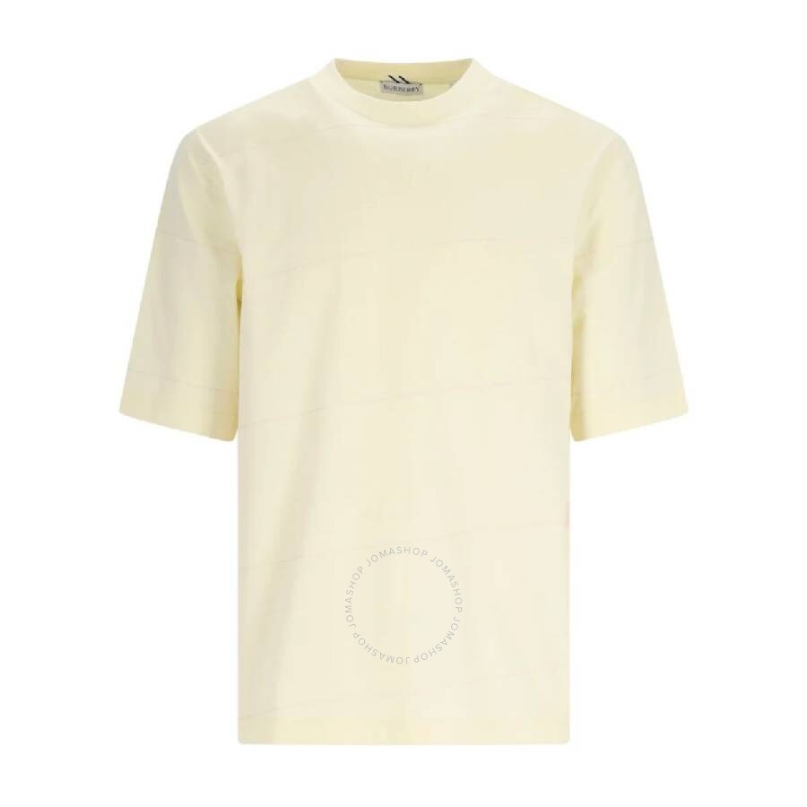 Burberry Striped Logo-Embroidered T-Shirt - 1