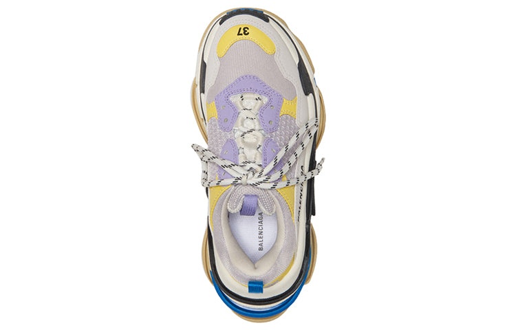 (WMNS) Balenciaga Triple S 'Purple Yellow' 524039W09OM9465 - 5
