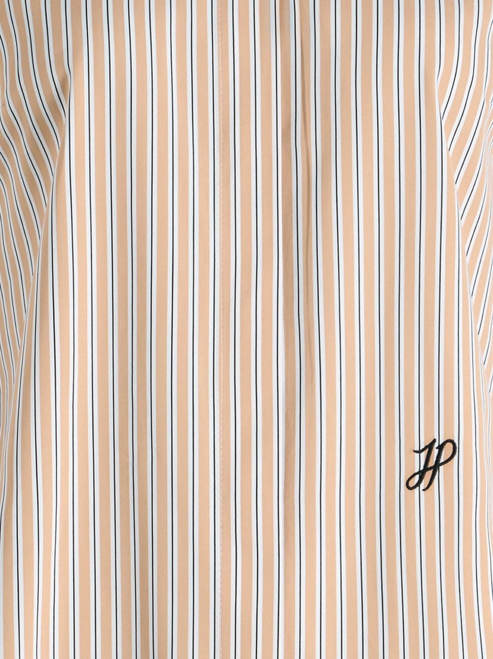 striped poplin shirt - 2