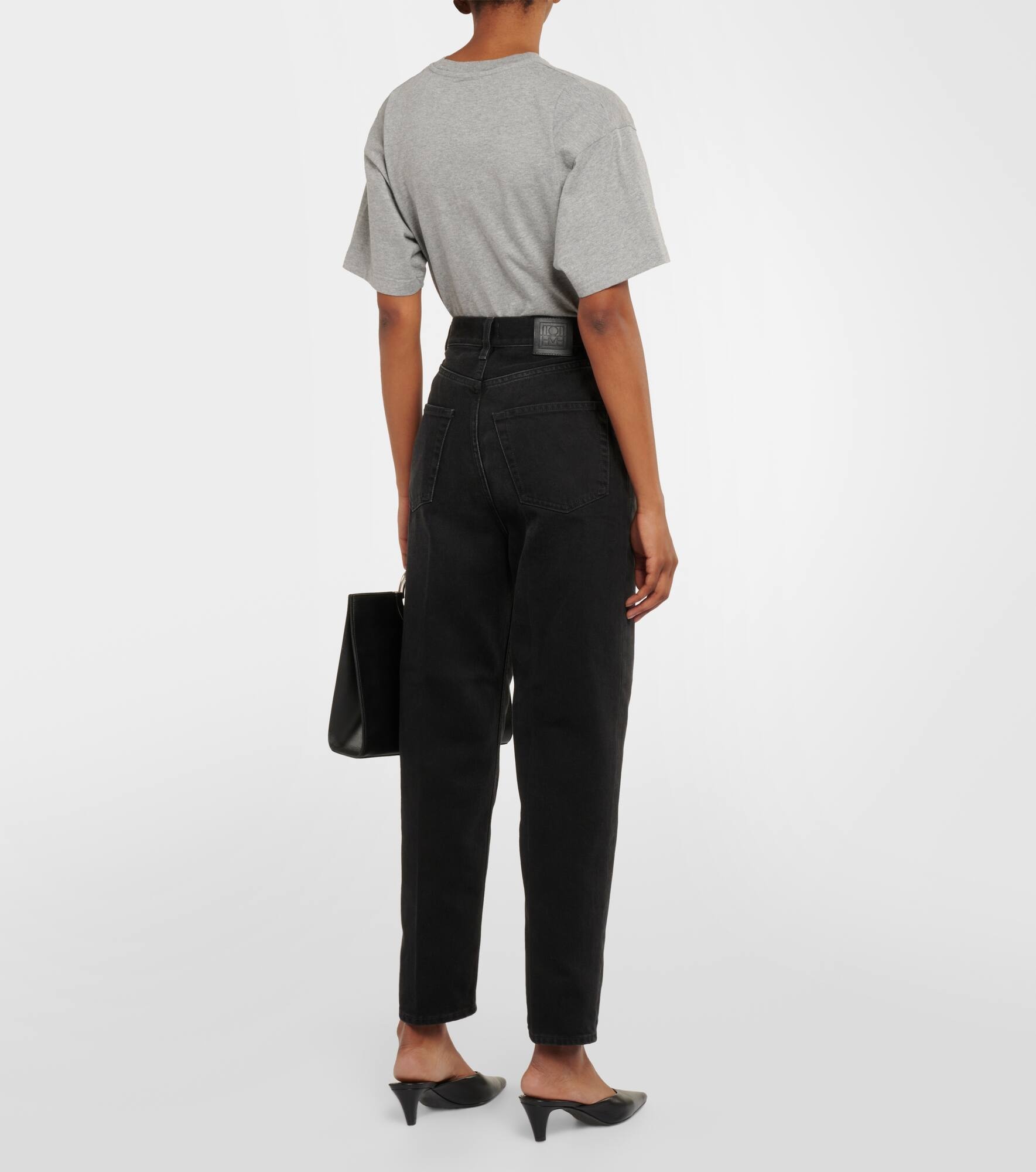 Mid-rise tapered jeans - 3