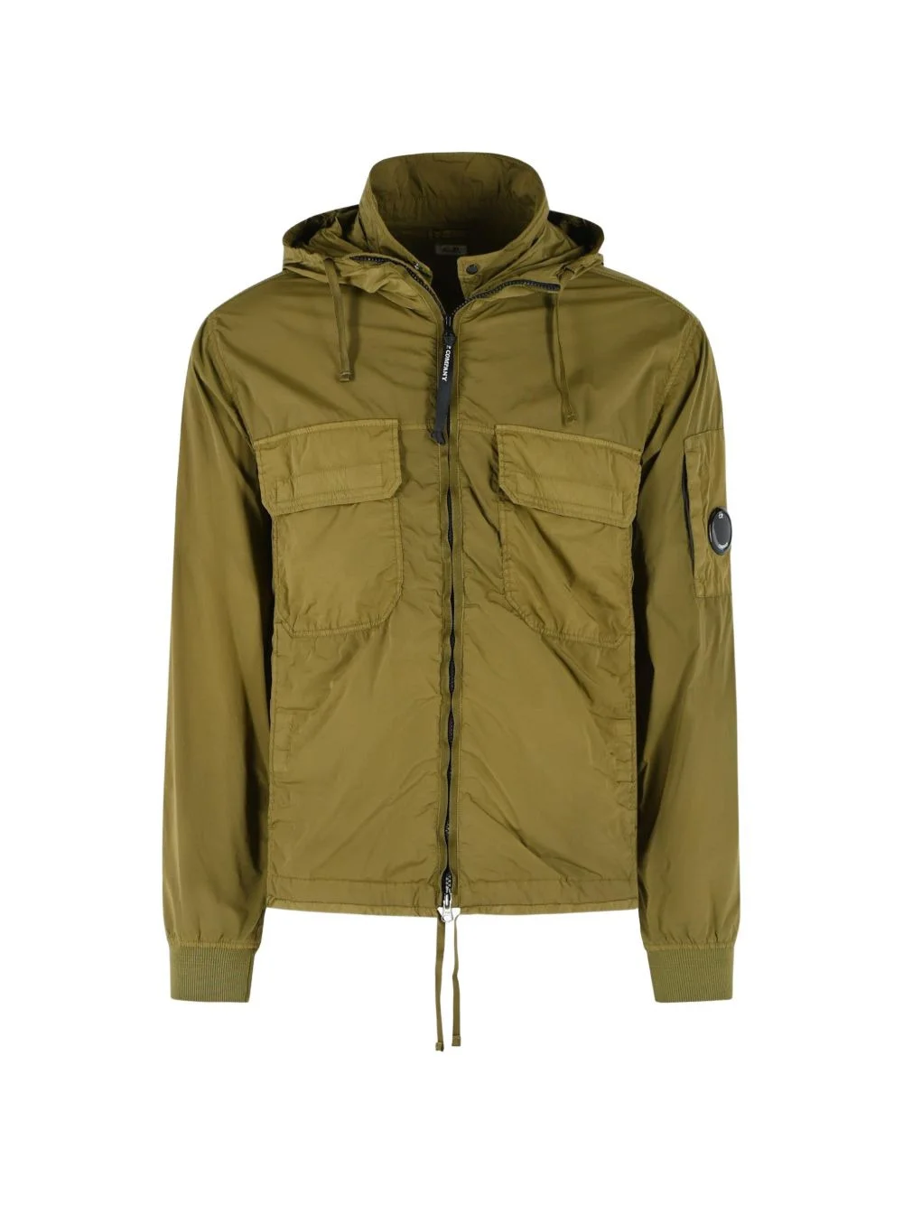 Chrome-R lens-detail hooded jacket - 1