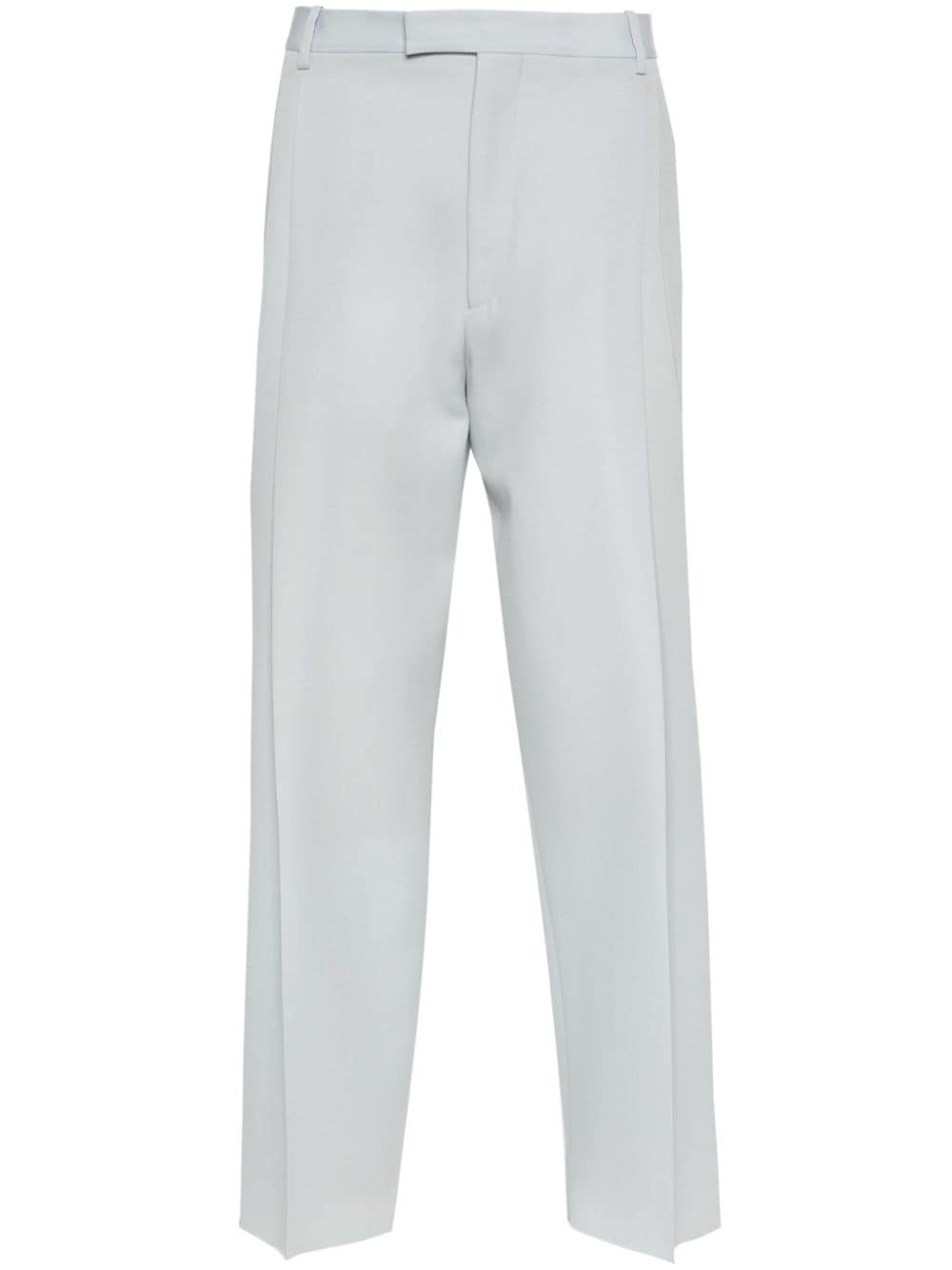side-stripe virgin wool tailored trousers - 1
