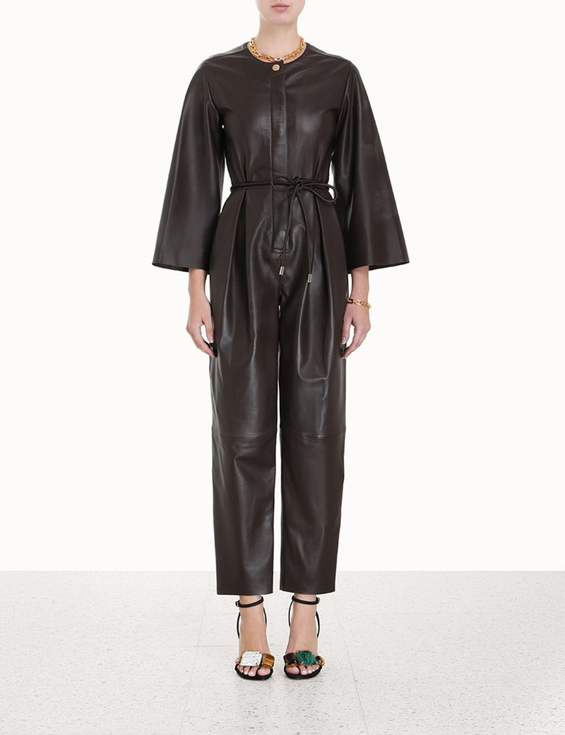 Zimmermann LUMINOSITY LEATHER JUMPSUIT outlook