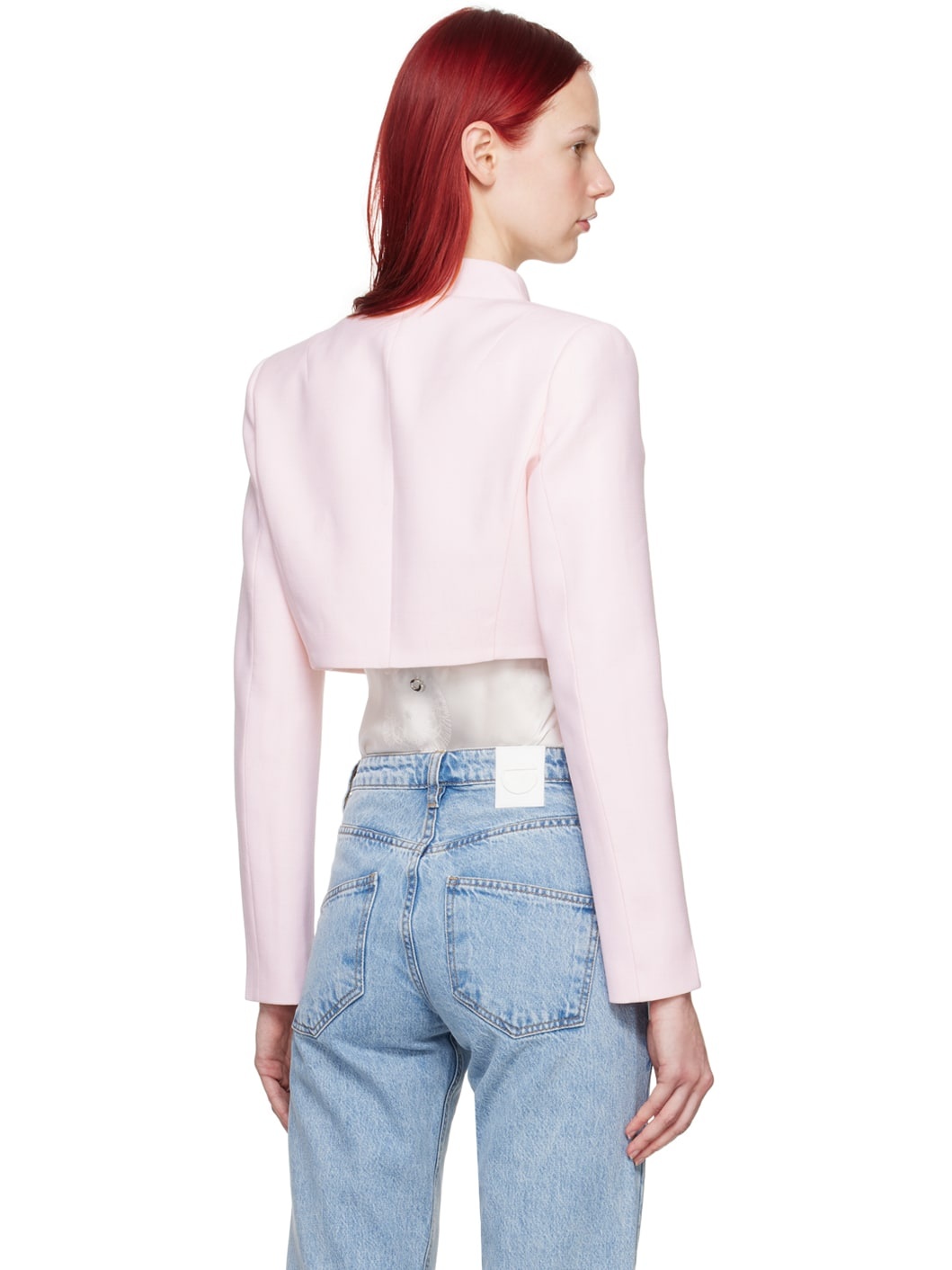 Pink Trompe L'œil Jacket - 3