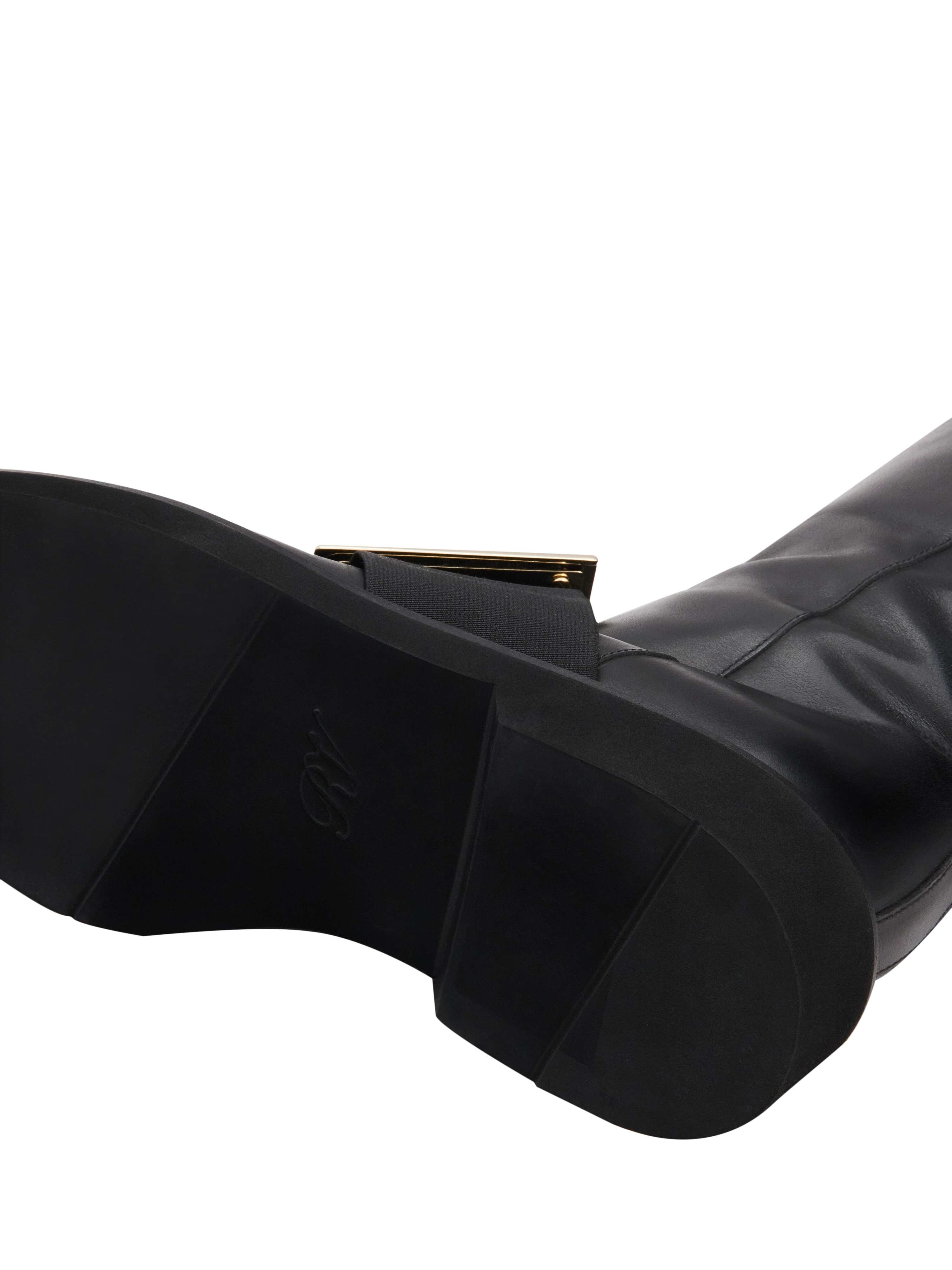 Viv' Rangers Metal Buckle Boots in Leather - 5