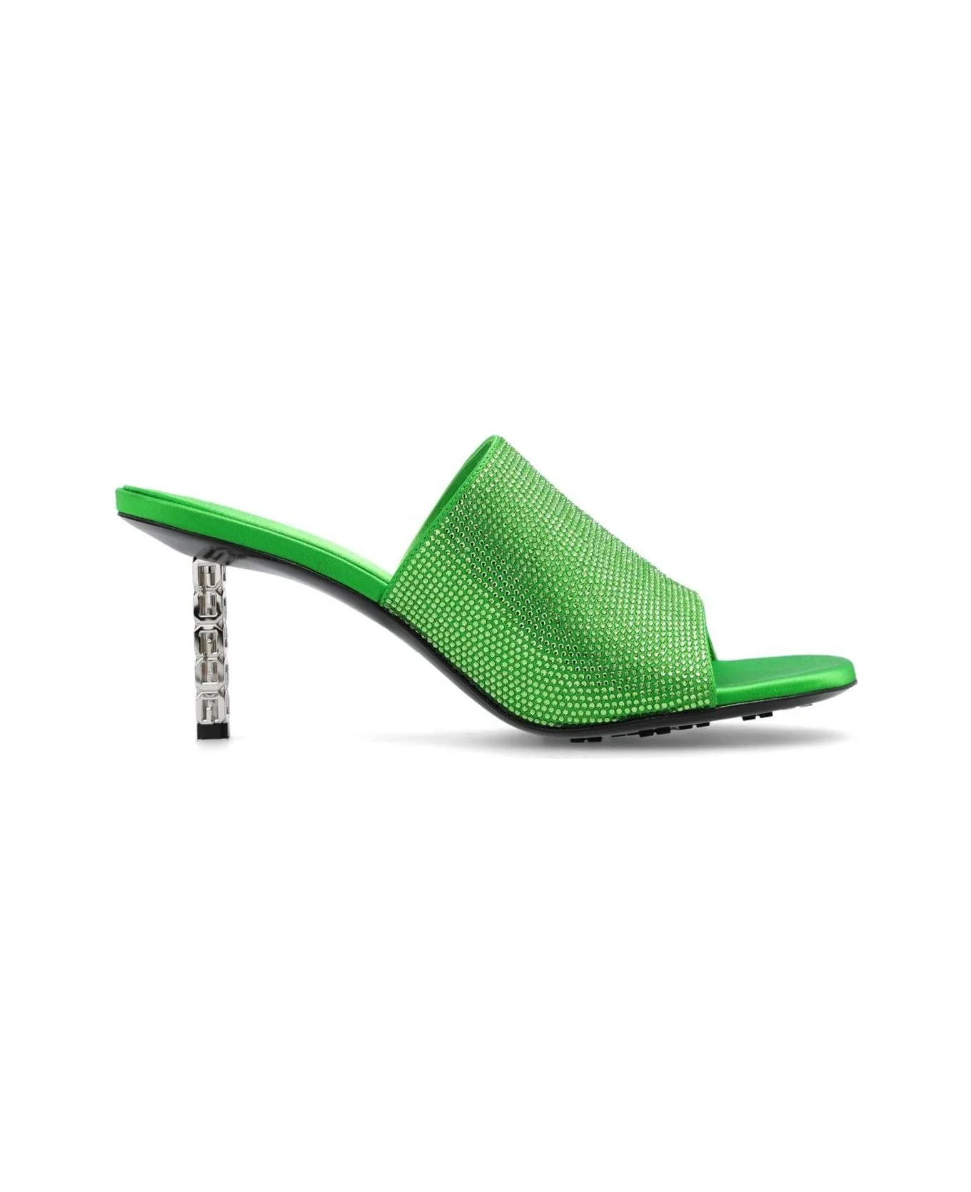 G Cube Embellished Mules - 1