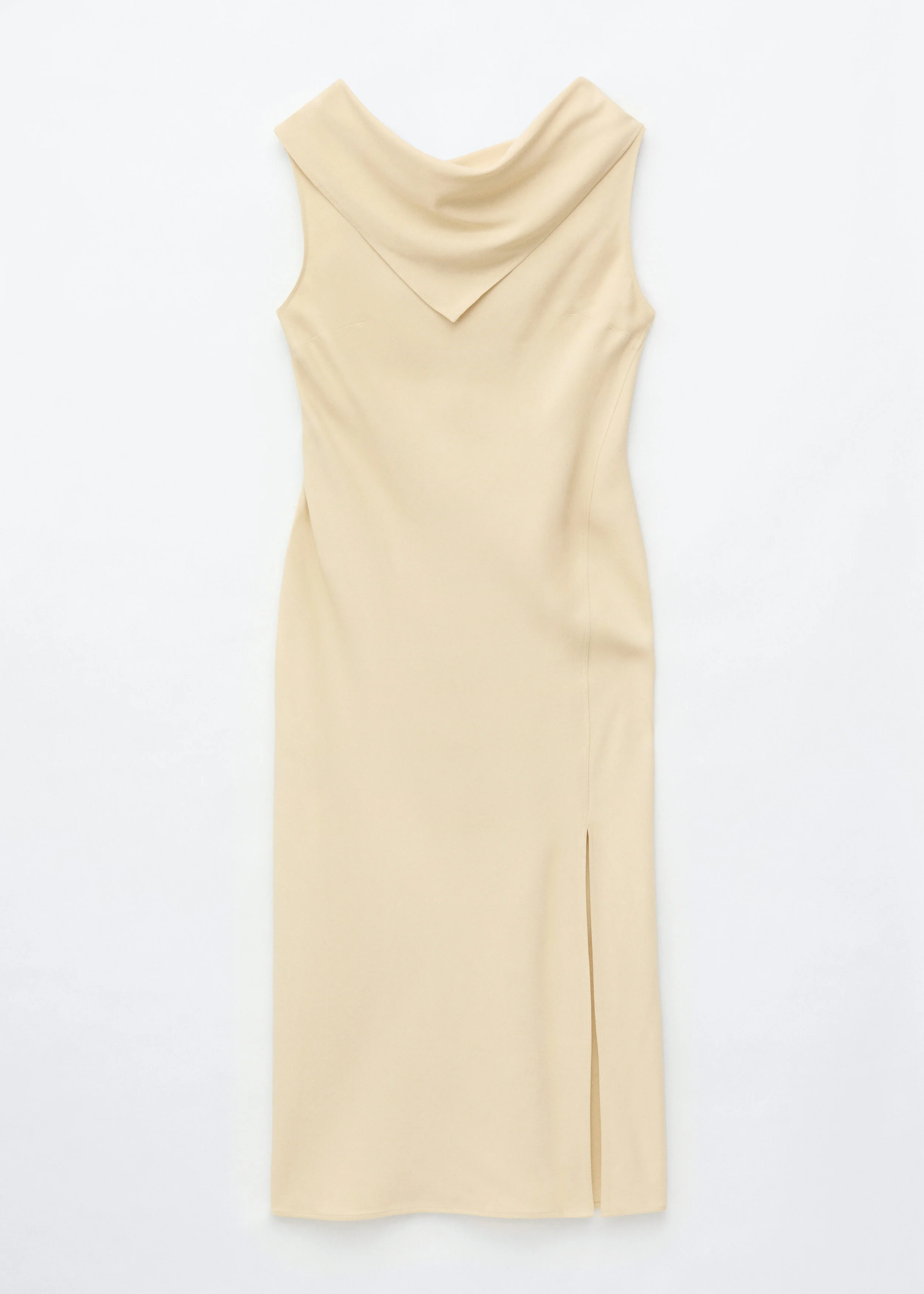 Scarf-Detail Midi Dress - 1