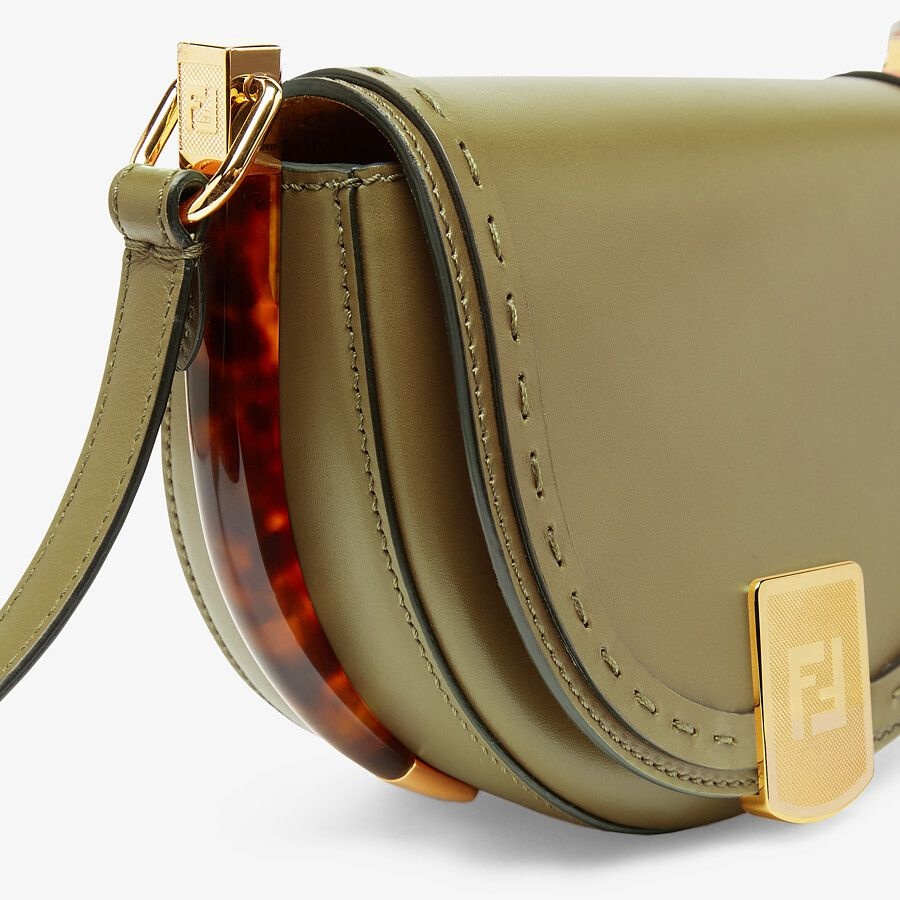 Green leather bag - 5