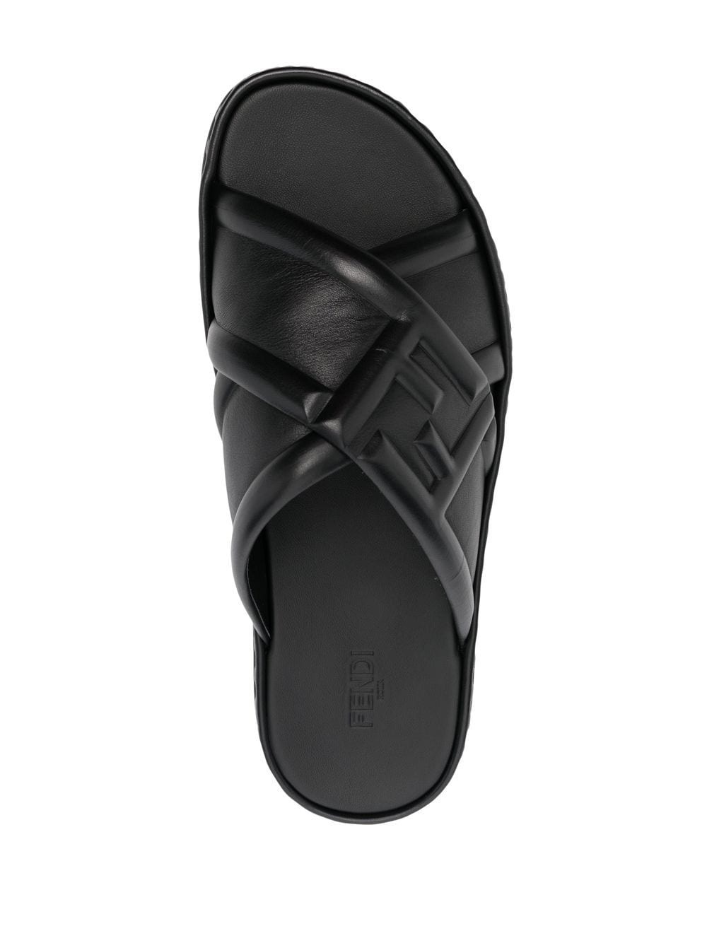 FF logo-embossed slide sandals - 4