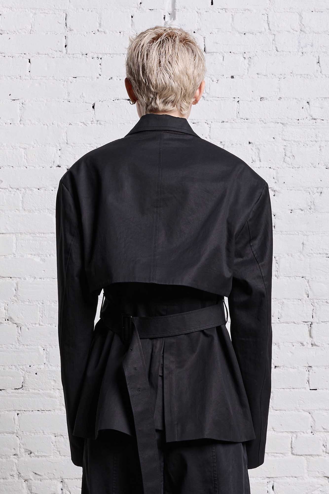 TRENCH VENT BLAZER - BLACK - 6