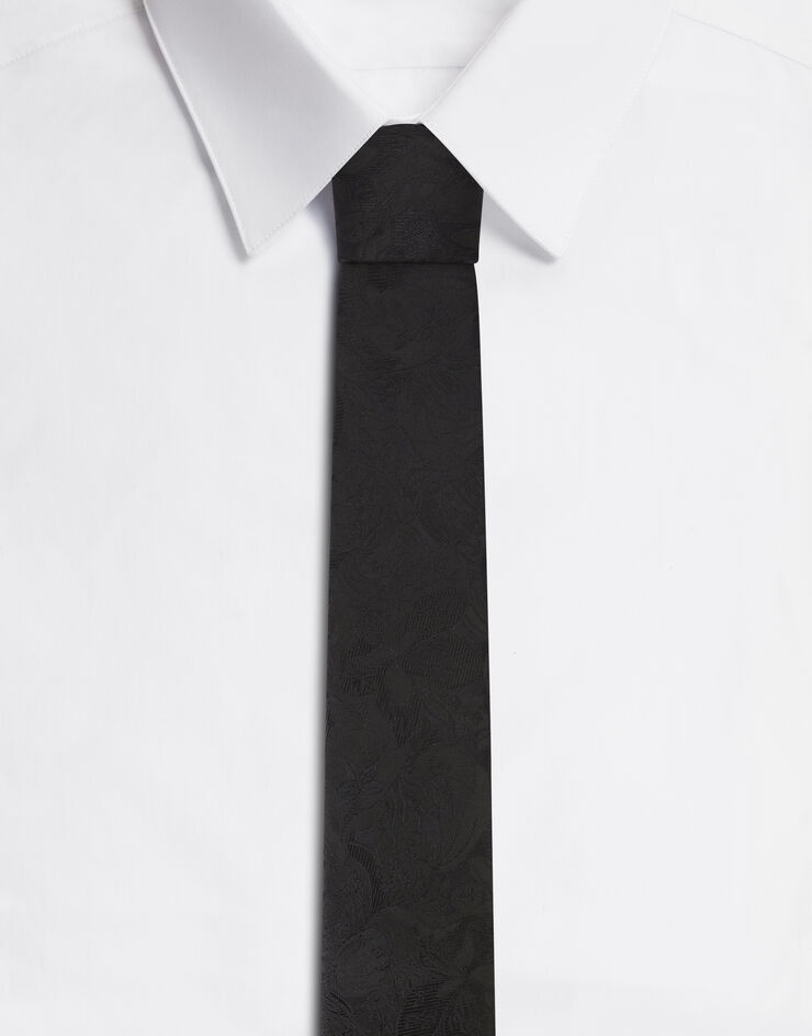 6-cm silk jacquard blade tie - 1