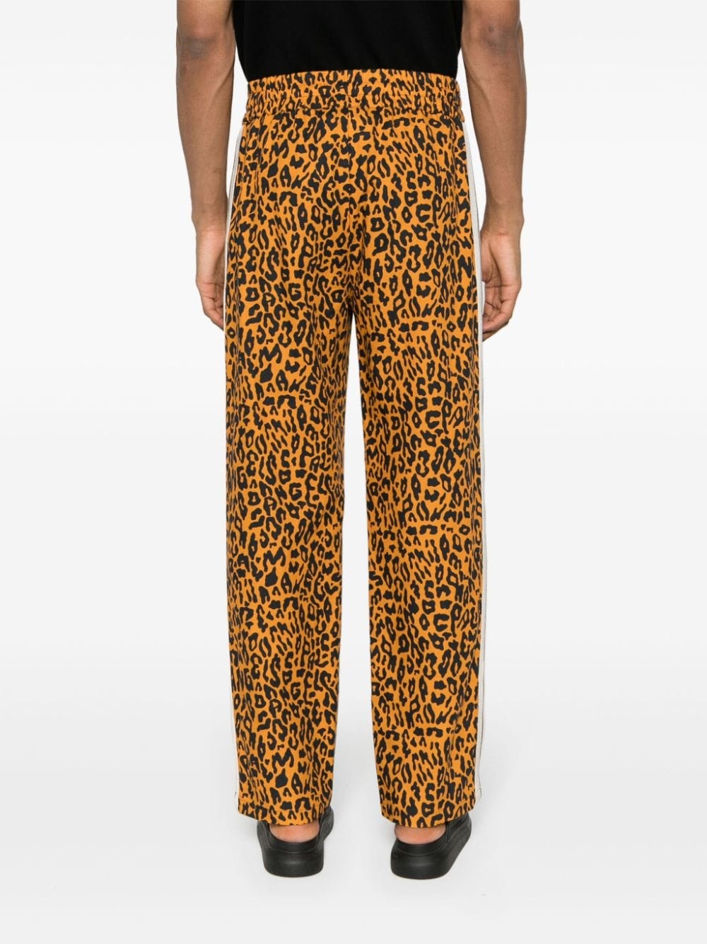 cheetah-print track pants - 4