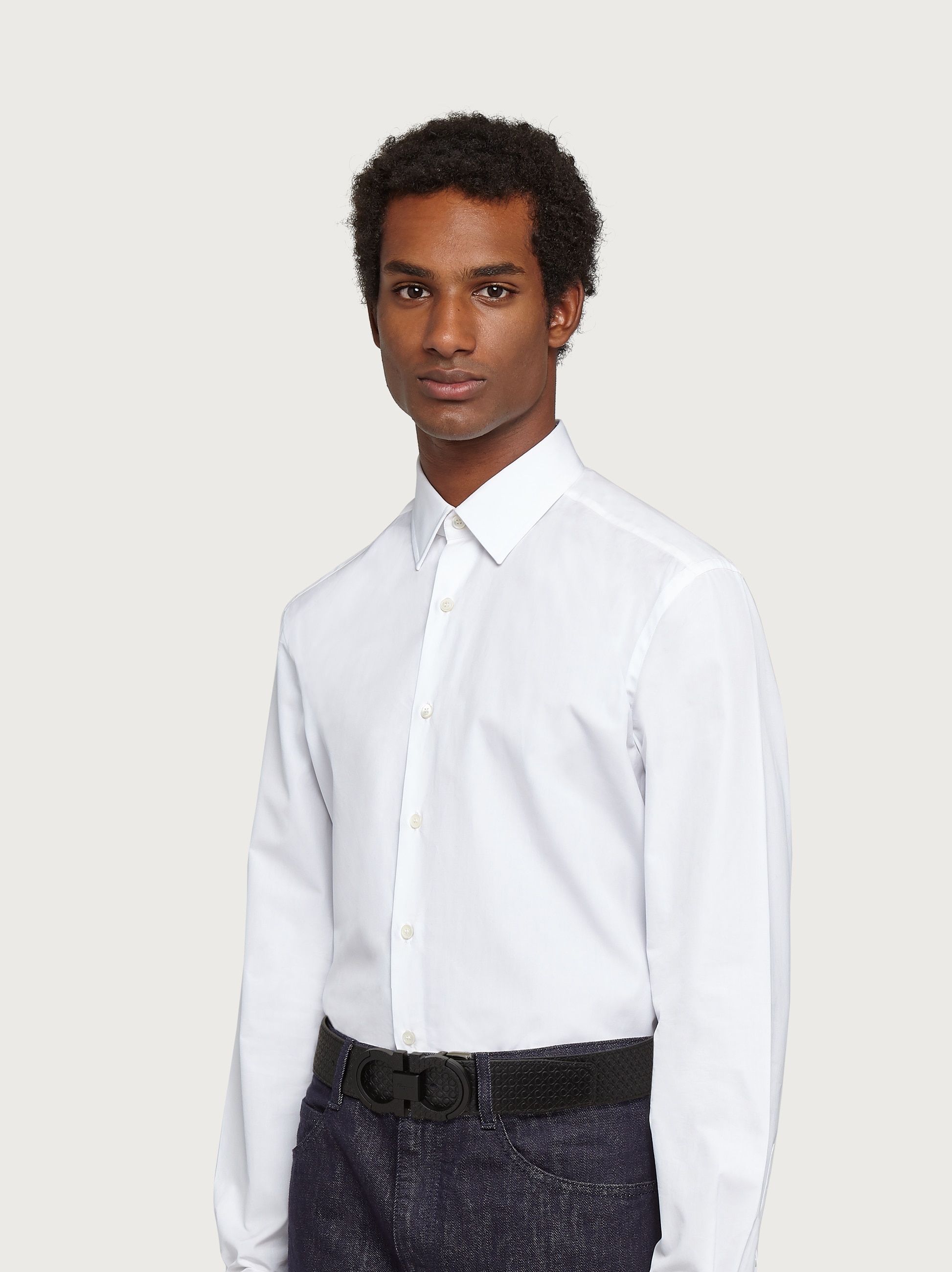 Reversible and adjustable Gancini belt - 4