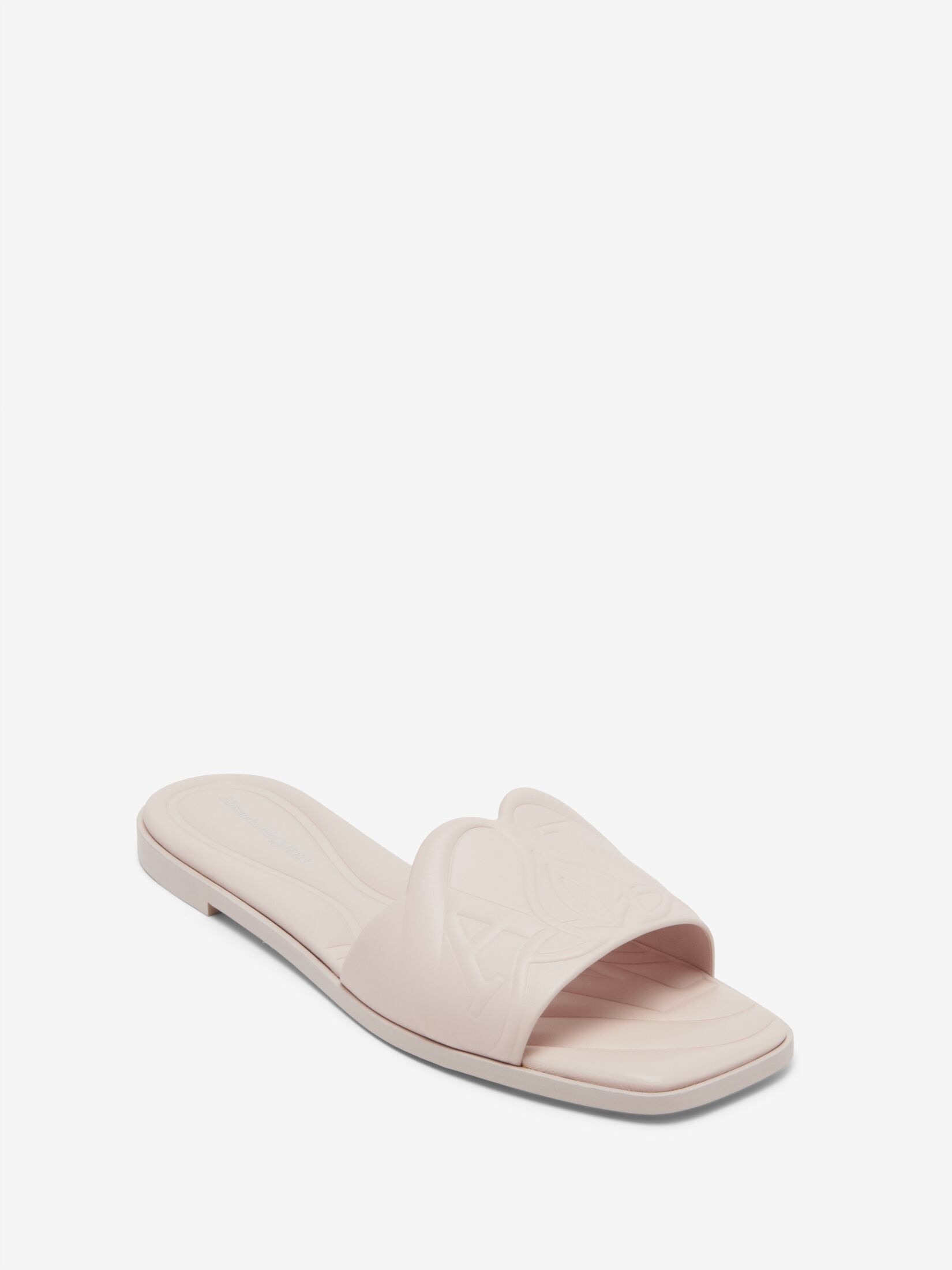 Women's Seal Flat Slide Sandal in Clay - 5