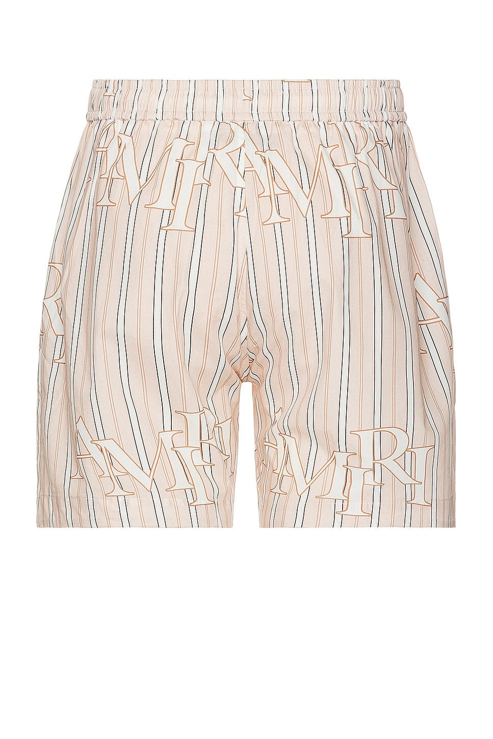 Stripe Staggered Poplin Short - 2