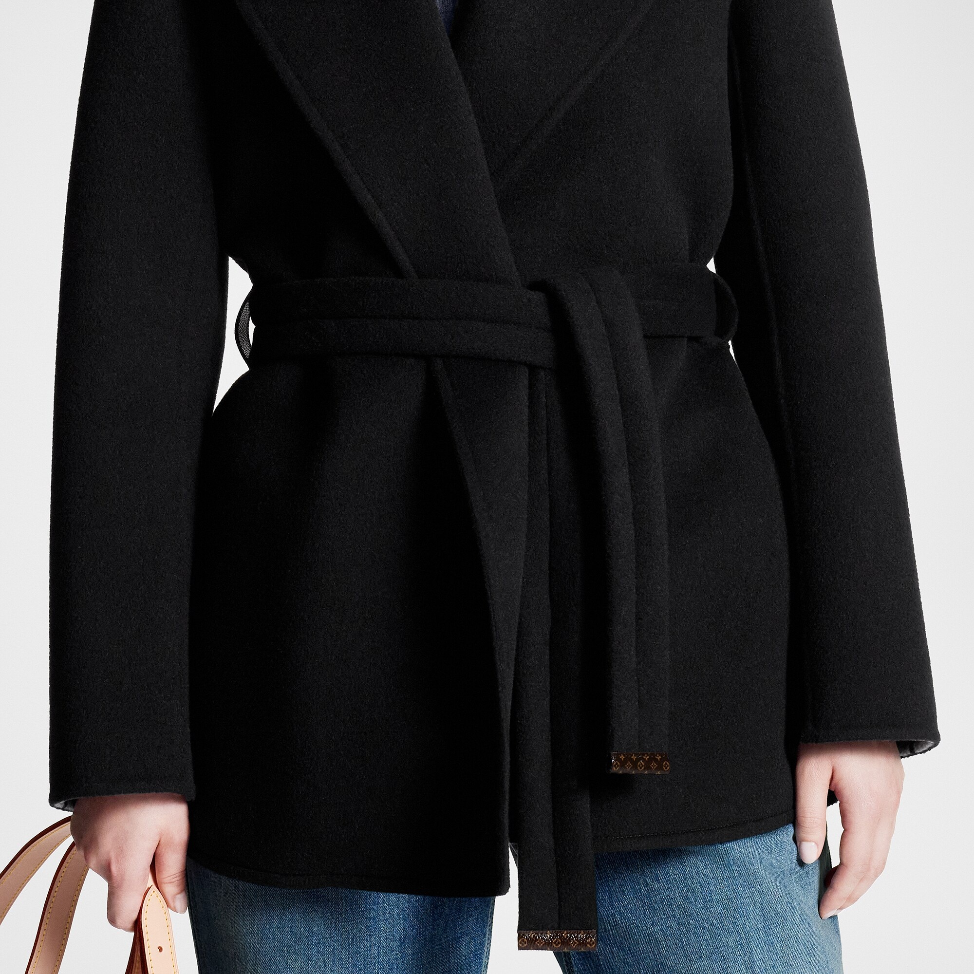 Signature Short Wrap Coat - 2