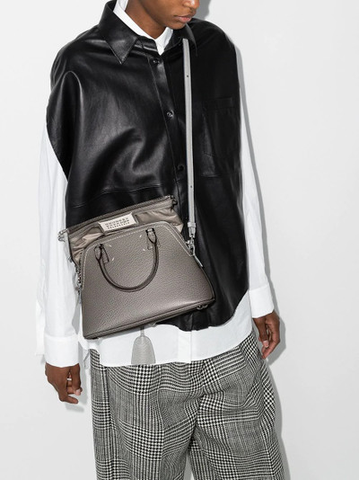 Maison Margiela grained leather tote outlook