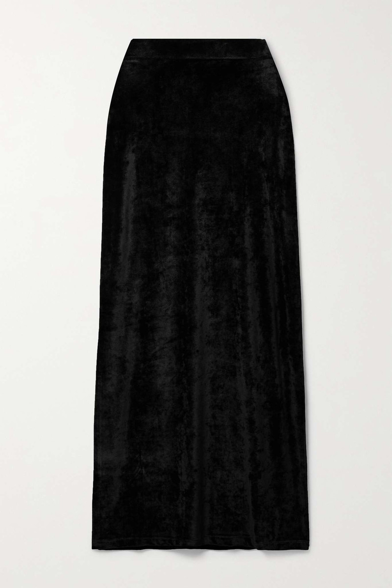 Velvet maxi skirt - 1