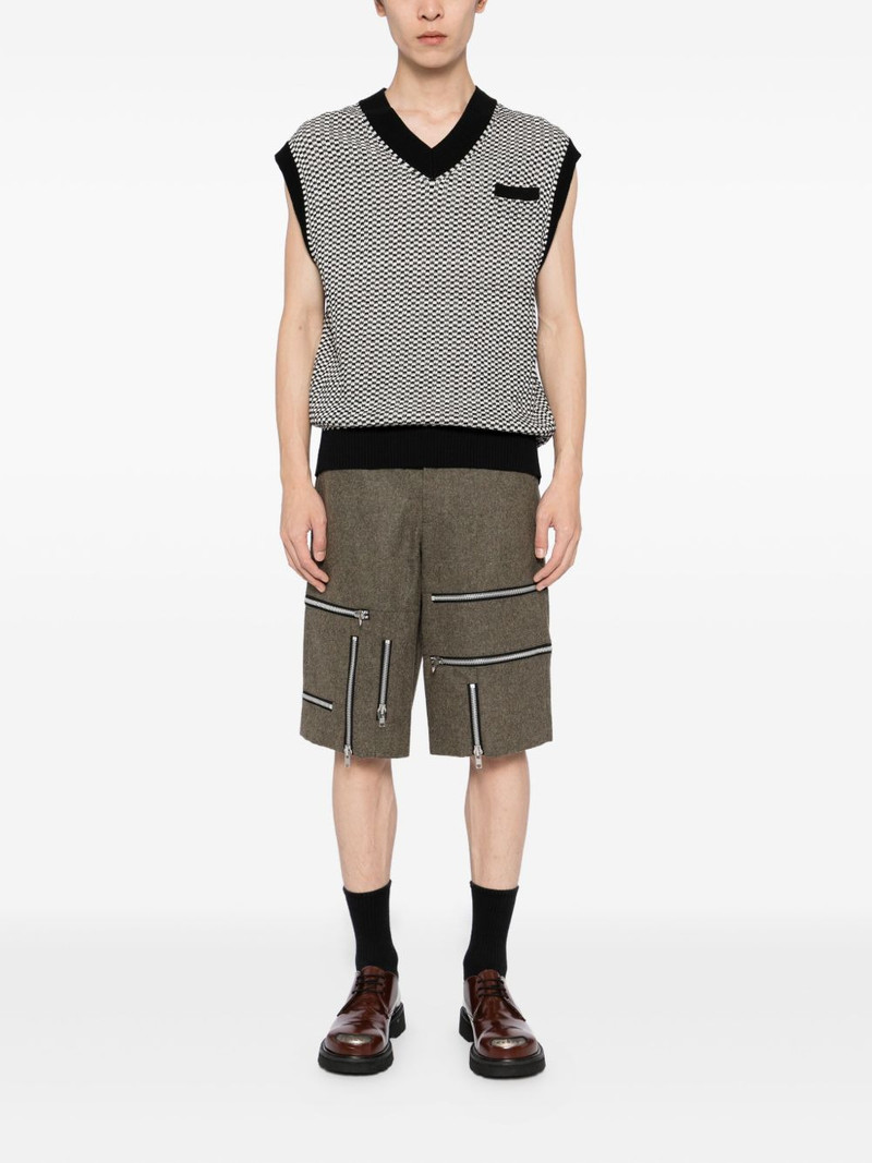 Comme des Garçons Homme Plus zip-detail shorts outlook