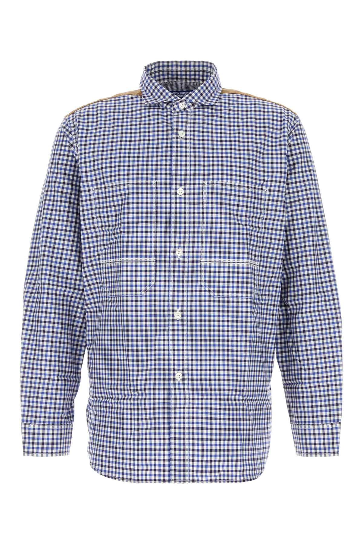 Junya Watanabe Men Embroidered Cotton Shirt - 1