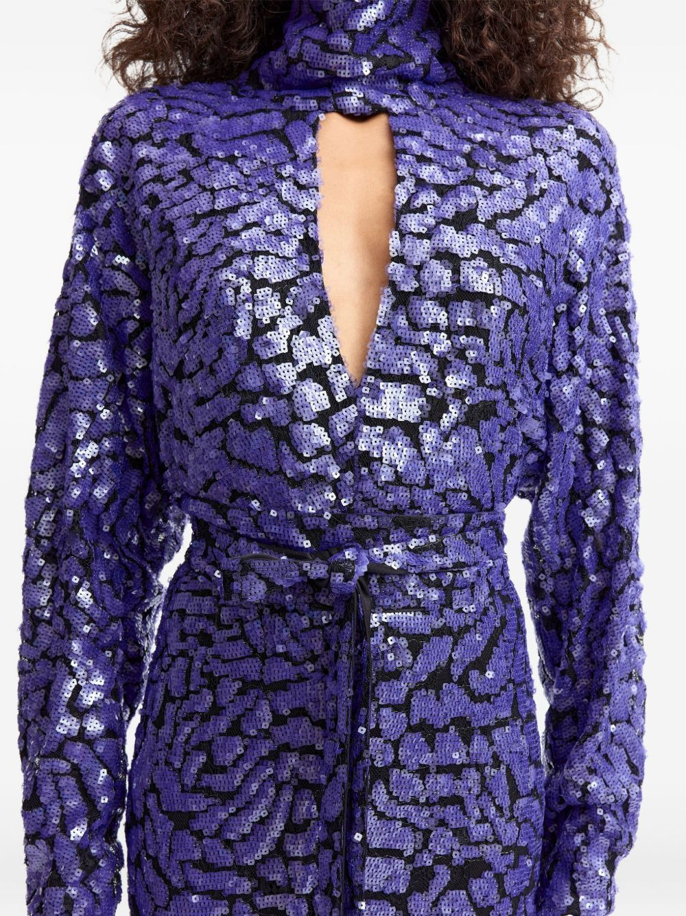 Epole sequinned midi dress - 5