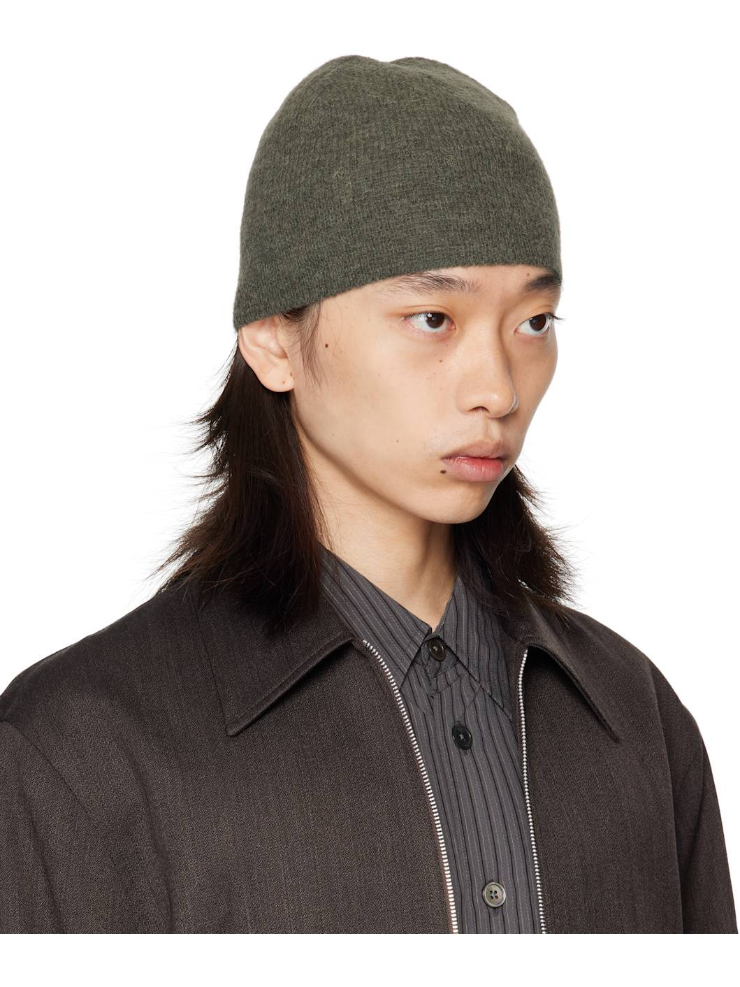 Green Alpaca Beanie - 2
