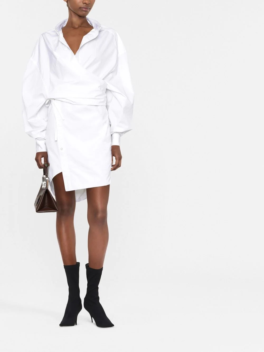 wrap shirt dress - 2