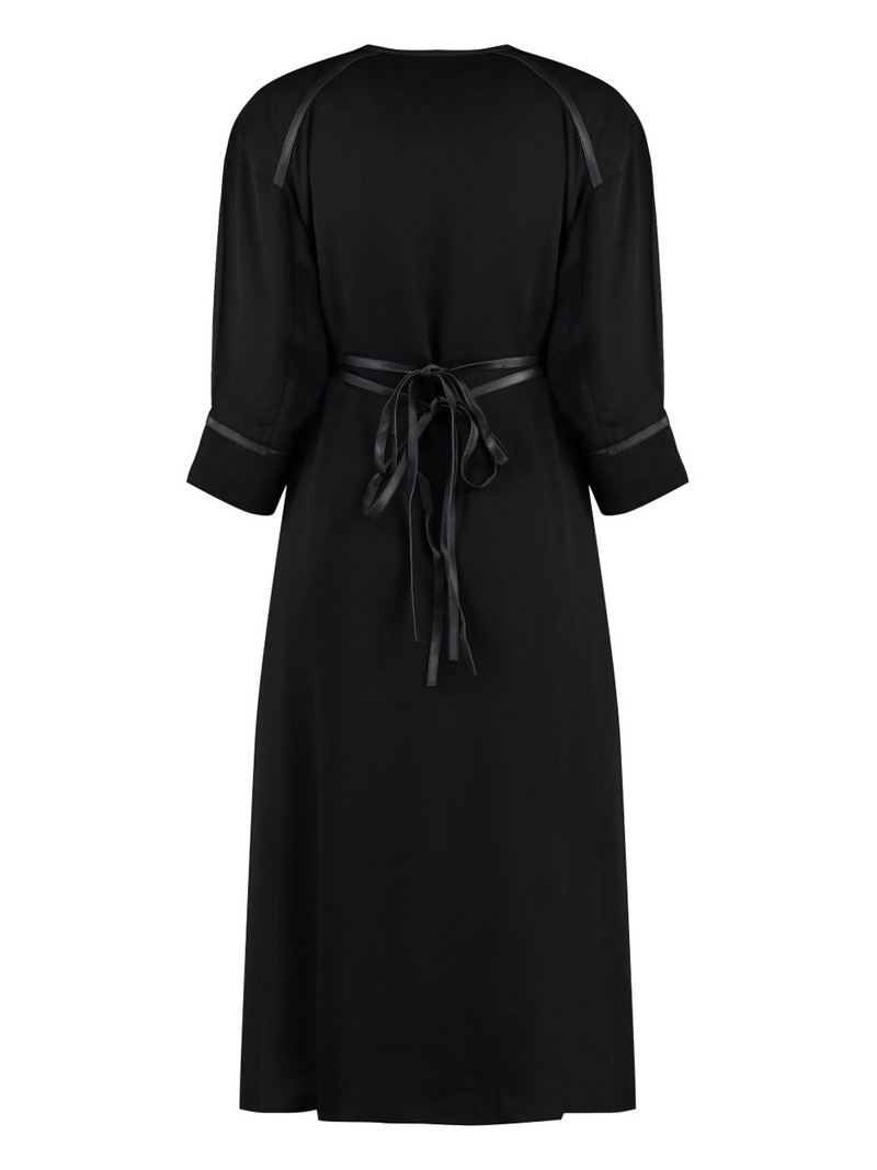 Yves Salomon crepe midi dress outlook