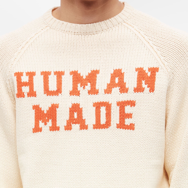 Human Made Bear Raglan Knit Sweater 5