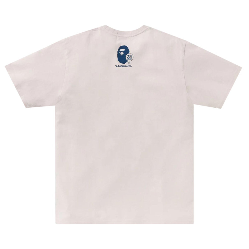 A BATHING APE® BAPE A Bathing Ape 31st Anniv. Ape Head Tee 'Ivory' outlook