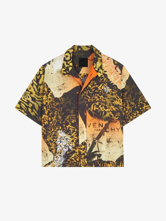 SHIRT IN PRINTED POPLIN - 4