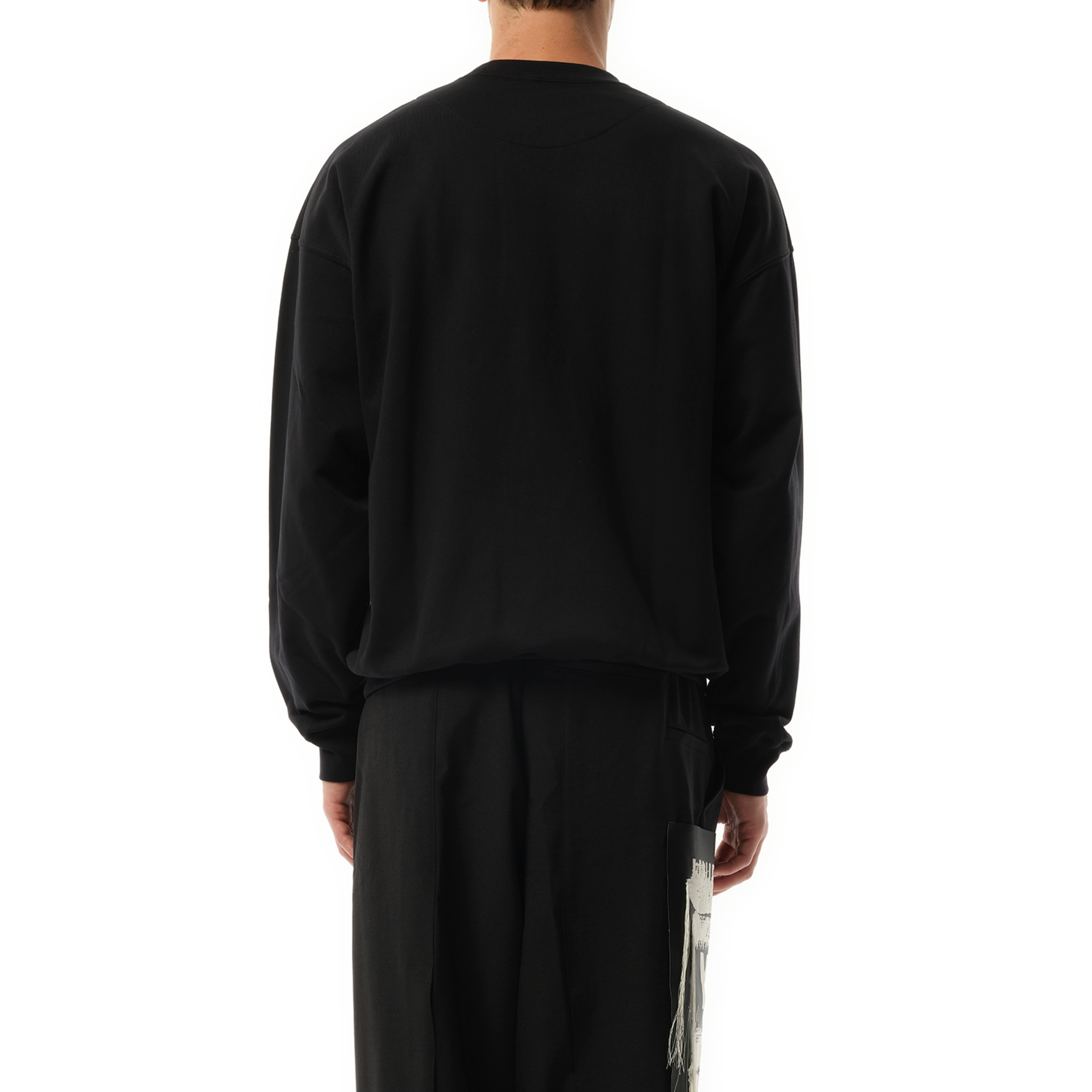 Unisex Pun Logo Sweatshirt in Black - 6
