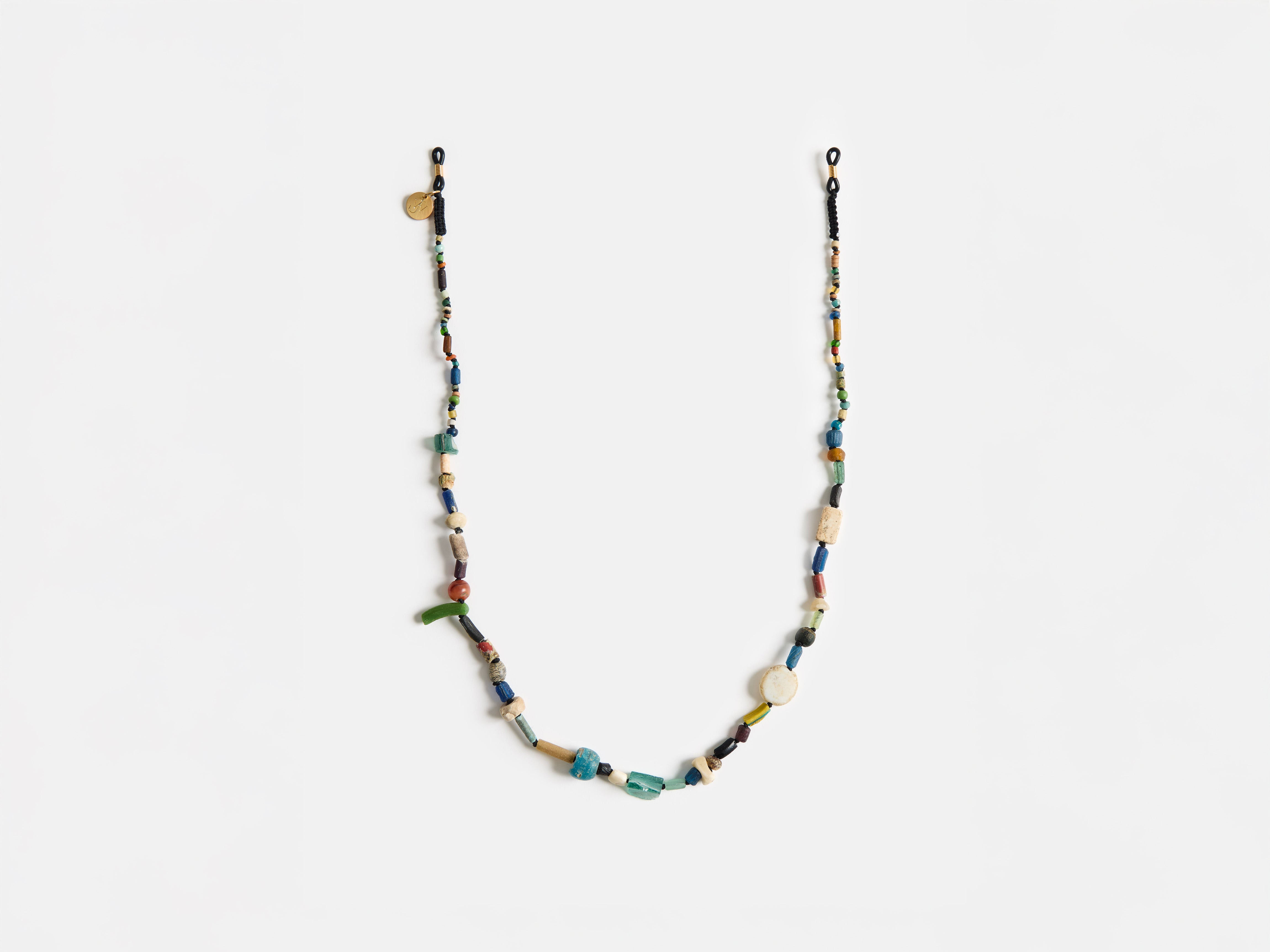 ANCIENT-STONE BEADED SUNGLASSES CHAIN STRAP IN MULTI-COLOUR - 4