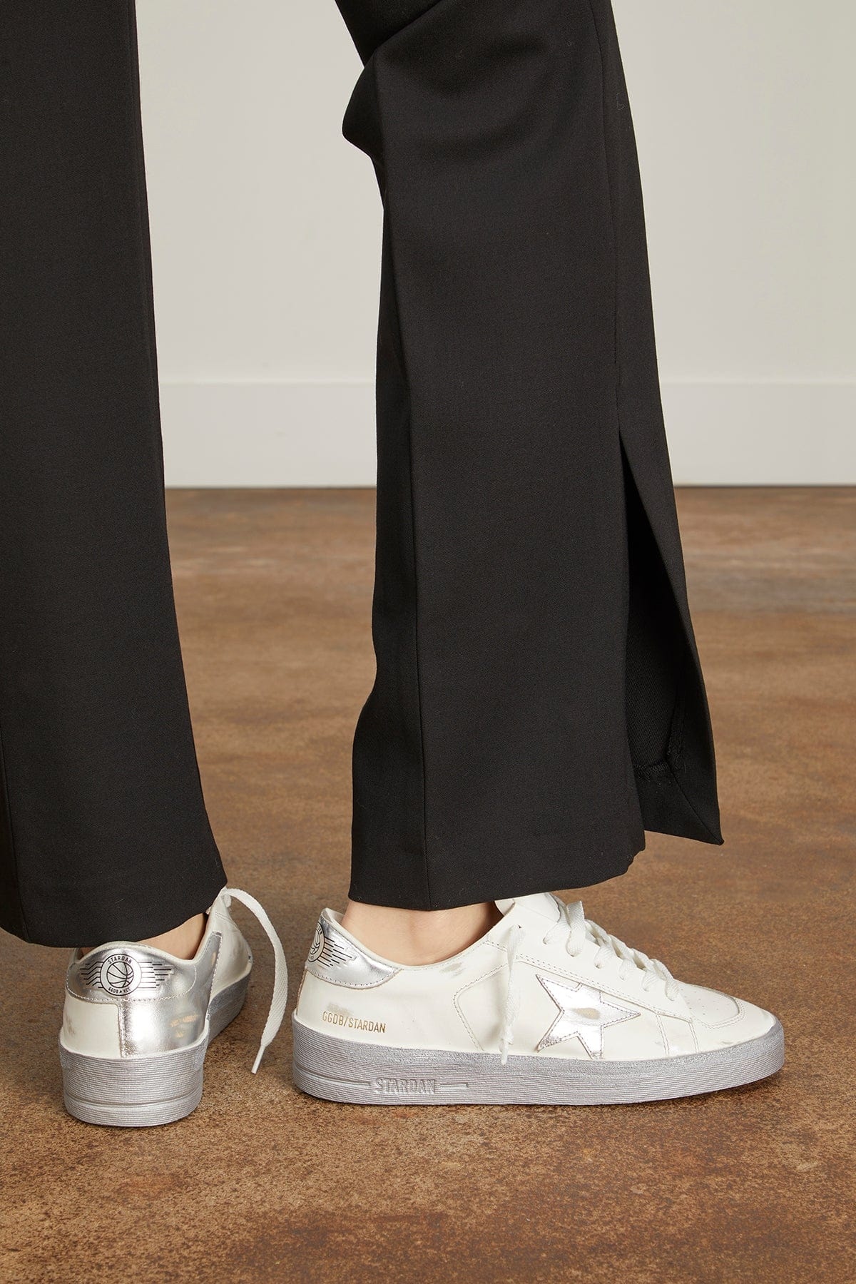 Stardan Sneaker in White/Silver - 2