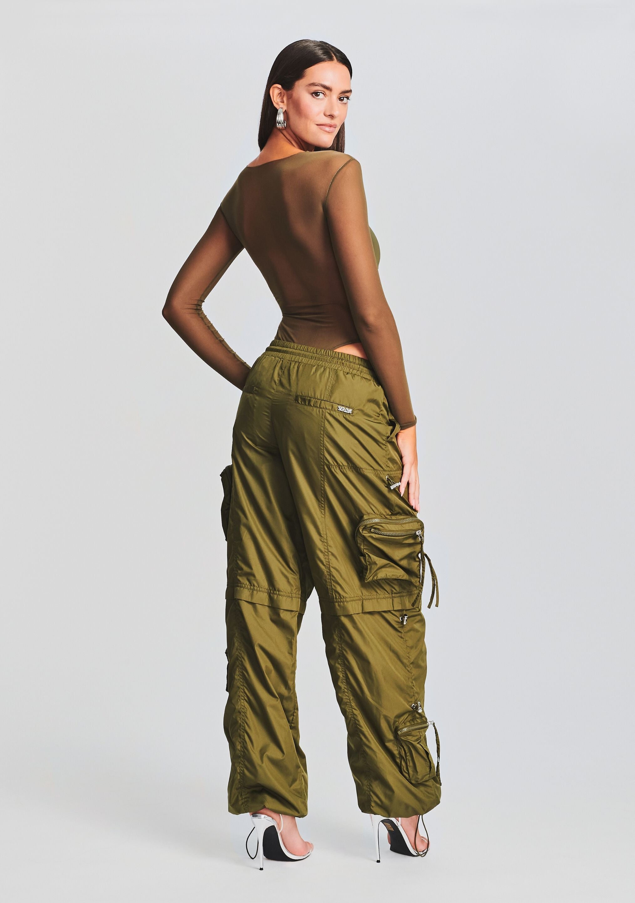 ALBA RUCHED CARGO PANT - 4