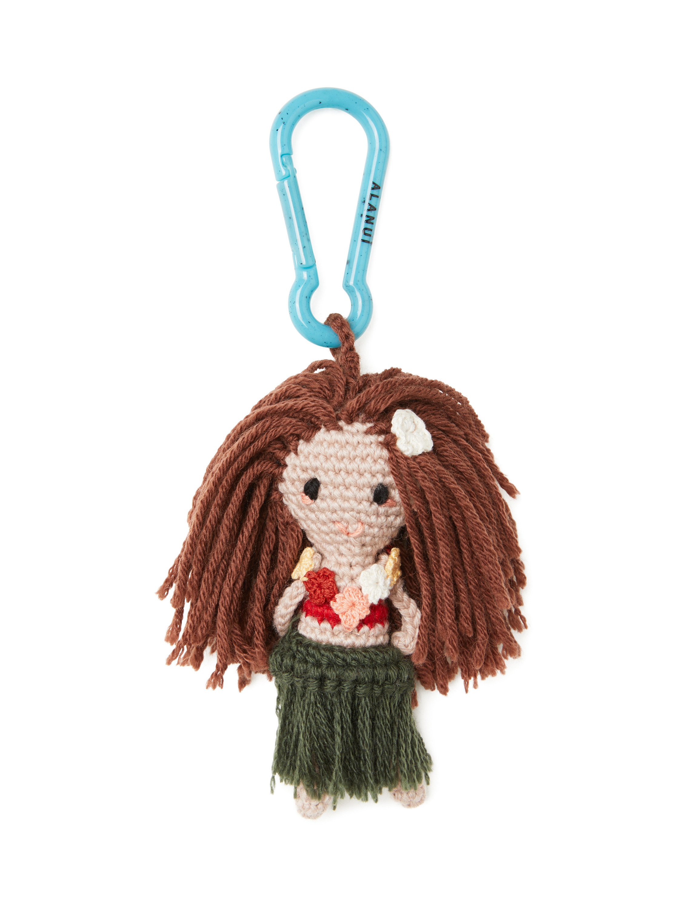 Hoola Girl Amigurumi Crochet Keyring - 1