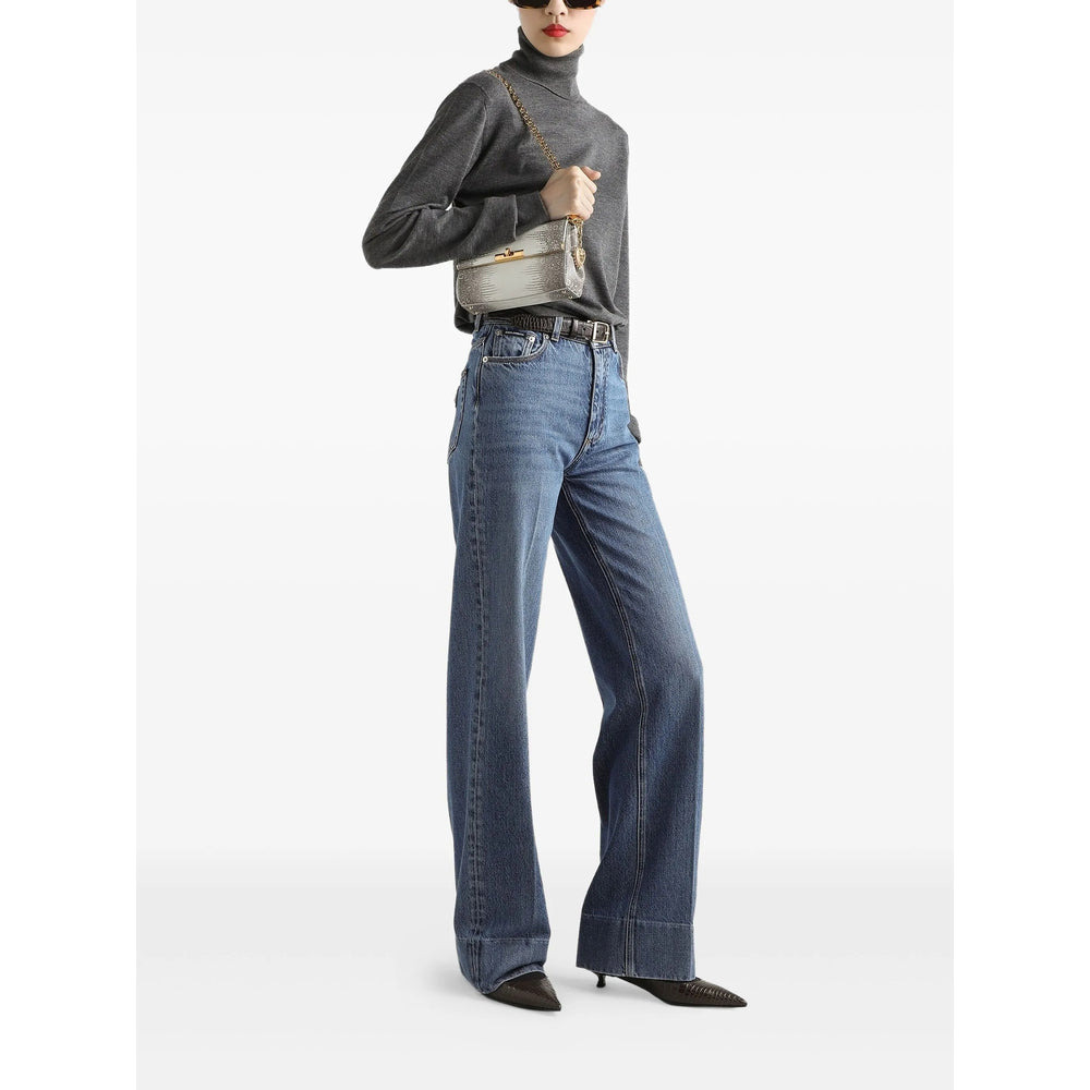 Dolce & Gabbana Blue Denim - Straight-Leg Jeans Women - 4
