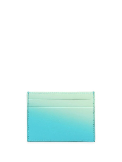 Dolce & Gabbana logo-embroidered ombrÃ©-effect cardholder outlook