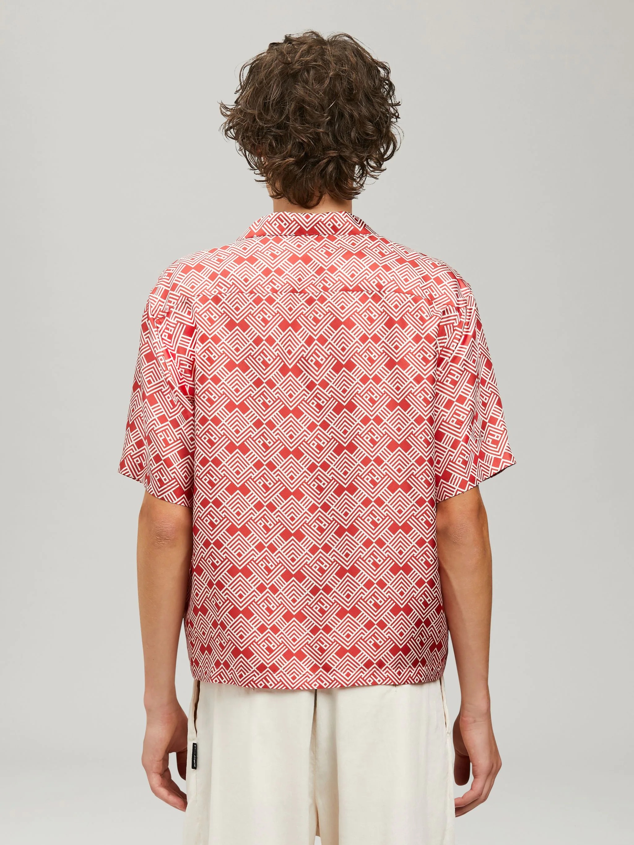 MONOGRAM BOWLING SHIRT - 5