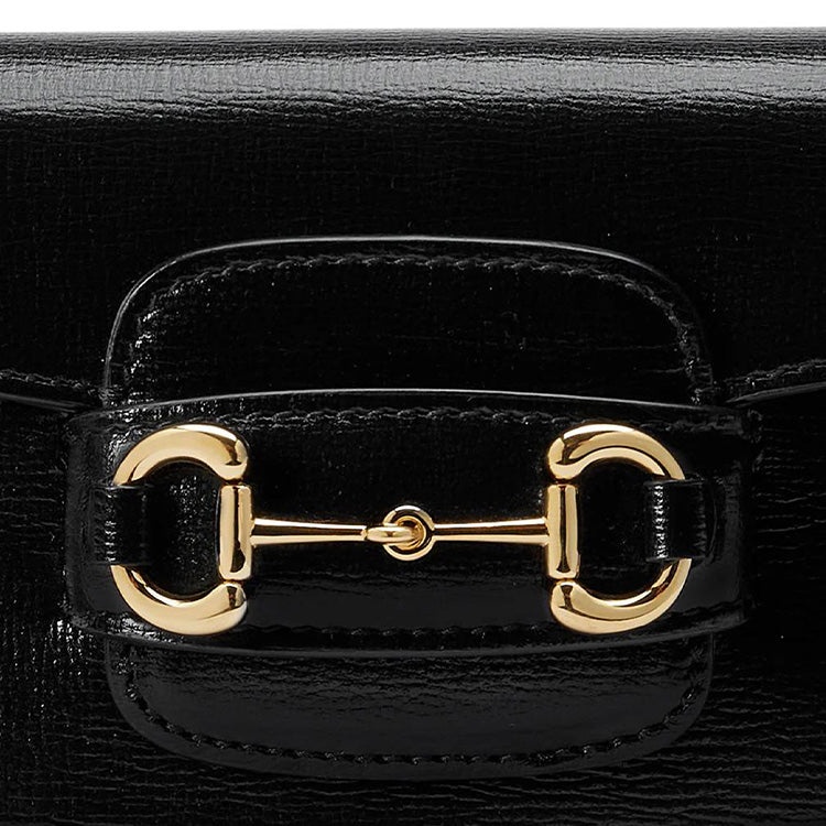 (WMNS) Gucci Horsebit 1955 Super Mini Bag 'Black' 760253-AAA7G-1000 - 8