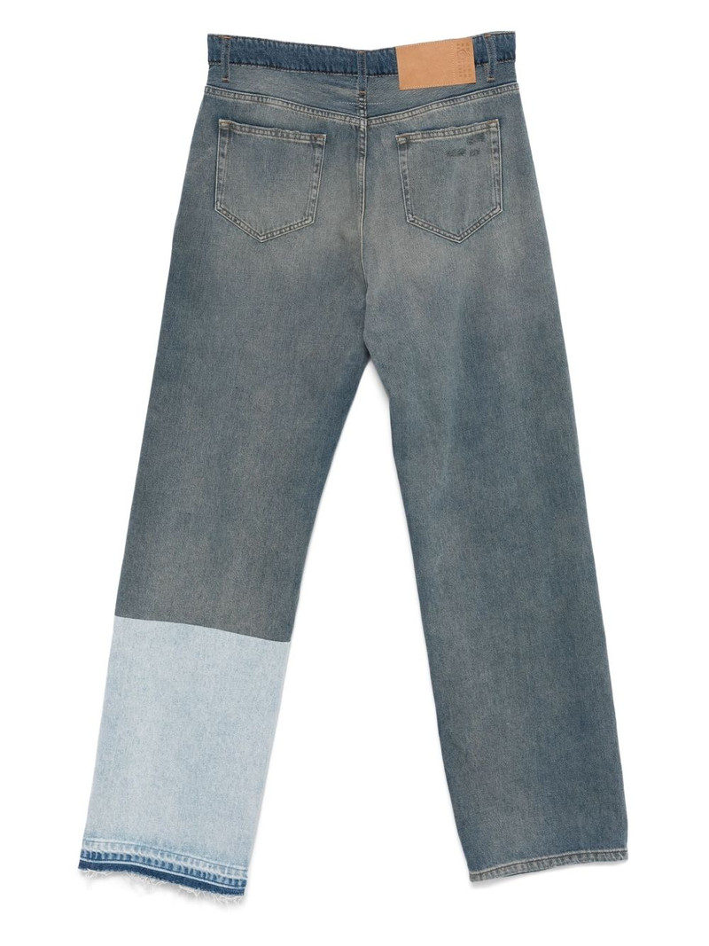 Maison Margiela colourblock jeans outlook