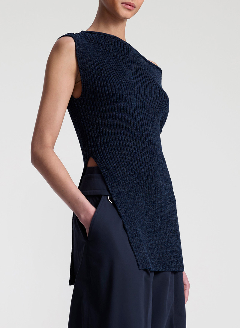 Millie Knit Asymmetrical Top 3